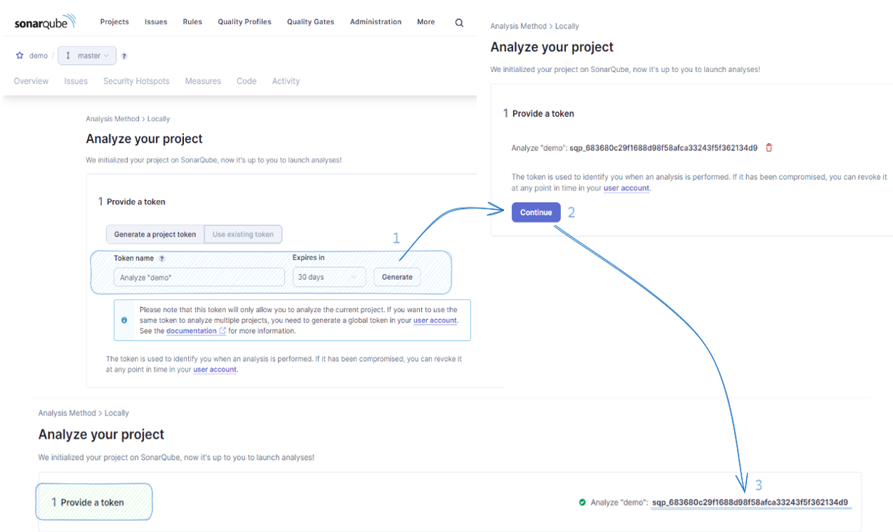 Étape 5 : Création de projet dans SonarQube