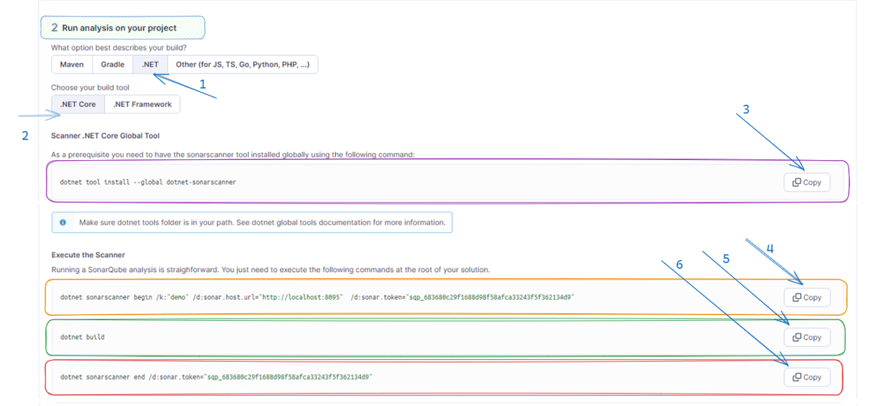 Étape 6 : Création de projet dans SonarQube